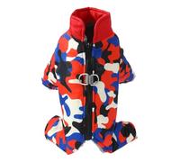 Pyugxab Mono para Perro, Chaqueta Cortavientos para Otoño e Invierno, para Perros Pequeños, Medianos y Gatos, Mono Reflectante, Disfraces L