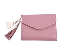 Pyugxab Mujeres Simple Billetera Monedero Monedero Tarjetero 2 (Rosa Oscuro), rosa oscuro, 11 * 9 cm