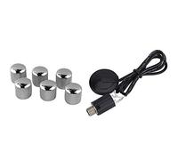 Pyugxab Perilla de volumen para guitarra acústica, transductor piezoeléctrico y bajo, potenciómetro, tapa de acorde