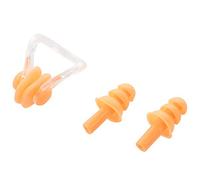 Pyugxab Pinzas para la nariz de silicona, color naranja