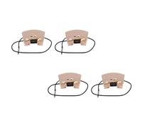 Pyugxab Puente Violin de 4 piezas con piezoeléctrica montada internamente para el intercambio de 4/4 piezas eléctricas de Violin de tamaño completo