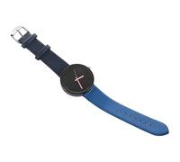 Pyugxab Reloj de pulsera para mujer, de piel de contraste, de cuarzo, unisex, informal, color beige, azul