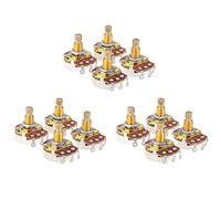 Pyugxab Shaft Full Metric Size A500K - Potenciómetro para bajo eléctrico (12 unidades)