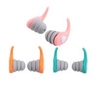 Pyugxab Tapones para los oídos para hombres y mujeres, impermeables, para natación, 3 pares de tapones para los oídos para adultos y niños B