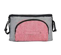 Pyugxab Universal niños carro bolsa coche niños carro accesorios almacenamiento niños carro multifunción bolsa de almacenamiento botella pañal toalla de papel y rojo