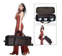 PYXEL Bolso del cojín de la cámara de vídeo del trípode Lleva la Caja Transportar y Proteger la Mosca Flight Case Caso Ruedas Kc018