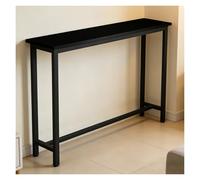 PYYDJQ Delgada detrás de la Mesa del sofá 80 120 160 200 Cm, Mesa De Sofá Estrecha Y Delgada Detrás del Sofá, Mesas Consola Resistentes para Apartamento/Oficina(Teak,100x15x100cm/39.4x5.9x39.4)