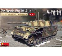 Pz.beob.wg.iv Ausf. J Late / Last Prod. 2 IN 1 Tanque W/ Crew 1 :3 5 Plástico