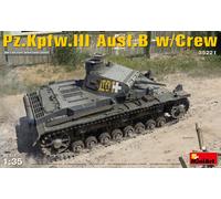 Pz.Kpfw.3 Ausf.B Tanque Con Tripulación 1:35 Kit De Modelo De Plástico MINIART