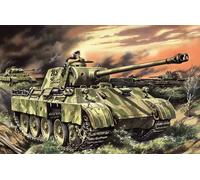 Pz.kpfw.v Panther Ausf.d, WWII German Tanque 1 :3 5 Plástico Modelo Kit Icm