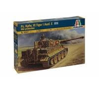 Pz.kpfw.vi Tiger I Ausf.e Medio Production German Tanque Plástico Kit 1 :3 5