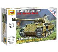 Pz.V Panther Ausf.D Tanque 1:72 Kit De Modelo De Plástico ZVEZDA