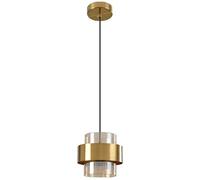 PZAOJAU Lámpara Colgante De Vidrio Industrial Isla De Cocina Oro Cepillado Iluminación Colgante Moderna De Mediados De Siglo Ámbar Gris Humo Granja Lámpara Vintage Para Dormitorio Mesa De Comedor Rest