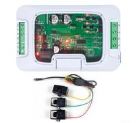 PZEM-6L24 - Medidor de energía de CA trifásico, 380 V 100 A RS485 Modbus-RTU Monitor para factor de potencia de corriente de voltaje (Host + apertura)