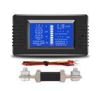 PZEM015 Digital 0-200V Corriente de Voltaje con 300A Shunt Coche BateríA Probador Medidor de Voltaje Monitor 12V 24V 48V