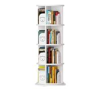 PZEOB 4/5 Niveles Estante de Libro Creativo 360 ° estantería giratoria para Sala de Estar Dormitorio salera de la Clase Salva la Torre de estantería del Espacio