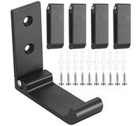 pzihao 5 Piezas Ganchos Plegables Pared, Ganchos Soporte Plegables para Abrigos, Ganchos Colgador Aluminio Plegable para Auriculares, Hogar, Abrigo, Sala de Estar, Puerta de Pared, Cocina