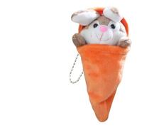 pziutdema Peluche de conejo de zanahoria, conejo de Pascua, llavero de peluche, suave y lindo, colgante de zanahoria, regalo, idea de regalo para nido de Pascua (B,M)