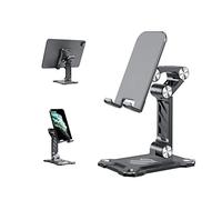 PZiXuaner Soporte para teléfono móvil. Soporte plegable para teléfono de oficina para el escritorio. Soporte ajustable para teléfono de escritorio. Compatible con teléfonos móviles de 4,7 a 13