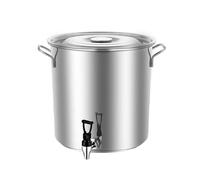 PZJDFDC Stock Olla - Olla para Sopa Grande, Olla con Grifo, Olla Multifuncional De Acero Inoxidable 304, Cubo para Sopa De Gran Capacidad con Grifo, Cubo para Té con Agua Caliente(25 * 40cm)