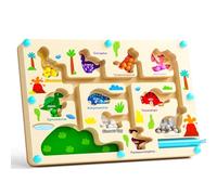 PZJOALN Juegos magnéticos, laberintos de juegos magnéticos, juegos de laberintos, juegos magnéticos para 3 años, juguetes Montessori para 2 años, juguetes de motricidad fina, juguetes para niños a