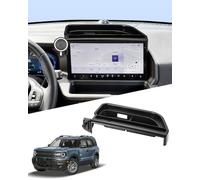 PZK Soporte de teléfono de coche para Ford Bronco 2025, accesorios deportivos, soporte magnético de 15 W, cargador inalámbrico rápido, pantalla personalizada de 13.2 pulgadas, caja de almacenamiento