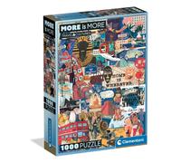 Clementoni – Puzzle adulto More Is More Travel&Cultures Compact Box – 1000 piezas – 37072