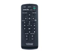 PZL RM-AMU009 RMAMU009 - Mando a distancia de repuesto para sistema estéreo de audio Sony Mini Hi-Fi Component CMT-FX300i CMT-CX4iP CMT-CX5BiP CMT-FX350i CMT-BX20i CMT-HX50BTR CMT-BX50BTi CMT-HX35R