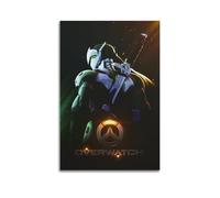 PZLWEFUN Overwatch - Póster artístico de videojuegos 99, pintura decorativa, lienzo, póster de pared e imagen artística moderna para decoración de dormitorio familiar, 30 x 45 cm