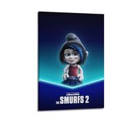 PZLWEFUN Póster de película Los Pitufos, 2 pósteres decorativos para pared e impresión artística moderna para dormitorio familiar, 40 x 60 cm