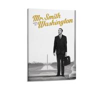 PZLWEFUN Póster decorativo de la película Mr. Smith to Washington, lienzo para pared e impresión artística moderna para decoración de dormitorio familiar, 12 x 18 pulgadas (30 x 45 cm)