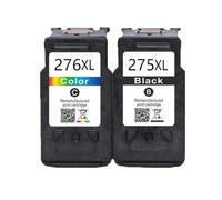 PZPSEQGM 1pc 275xl 276xl PG275 CL276 Cartucho de Tinta Compatible con TS3522 TS3520 TR4720 Impresoras Funciona como Cartucho(1set)