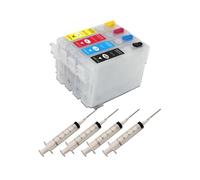 PZPSEQGM 212 212XL T212 Cartucho de Tinta Reabastecimiento Compatible con XP-4100 XP-4105 XP-3100 XP-3150 XP-2100 WF-2830 WF-2850 WF-2810 WF-2835 Versión de Printers Non Chip(A with Syring)