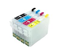 PZPSEQGM 4 Color de Cartucho de Tinta T1931-T1934 con Chip para WF2651 WF2631 WF2661 WF2521 WF2531 WF2541 Impresoras(Cartridge with Chip)