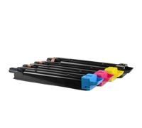 PZPSEQGM 4pcs Conjunto CMY140G BK280G Cartucho de tóner Compatible para TK-8128 M8130CIDN TK8128 M8130 Cartucho de impresión de Polvo de Impresora