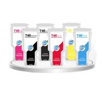 PZPSEQGM 746 Cartucho de Tinta Compatible de 300 ml para DesignJet Z6 Z9 más Impresora con Tinta pigmentaria y Precio de fábrica de Chips estables(HP747 -B- 300ML)