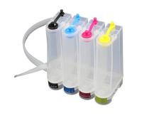 PZPSEQGM 80ml 4 5 Color DIY DIY de Suministro de Tinta Continua Tank de Tinta Externa Kit de Recarga Universal CISS Compatible con múltiples impresoras(6 Colors)
