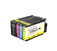 PZPSEQGM 938xl 938 Cartucho de Tinta Compatible con 938 938XL para impresoras como OfficeJet Pro 9110b 9120 9130 9720 9730(938e-1pcs-BK)