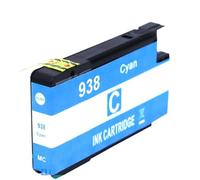 PZPSEQGM 938xl 938 Cartucho de Tinta Compatible con OfficeJet Pro 9110b 9120 9130 9720 9730 Cartucho de reemplazo de impresoras(1PC Cyan)