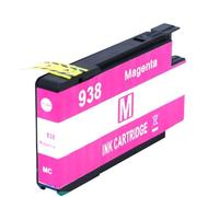 PZPSEQGM 938xl 938 Cartucho de Tinta Compatible con OfficeJet Pro 9110b 9120 9130 9720 9730 Cartucho de reemplazo de impresoras(1PC Magenta)
