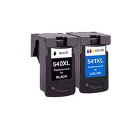 PZPSEQGM Cartucho de inyección de Tinta Negra reacondicionada PG540 PG-540 PG 540 XL CL541 CL-541 CL 541 XL Compatible con Modelos de Impresora MX435 MX515(1pcs Tri-Color)