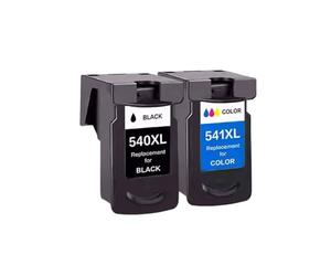 PZPSEQGM Cartucho de inyección de Tinta Negra reacondicionada PG540 PG-540 PG 540 XL CL541 CL-541 CL 541 XL Compatible con Modelos de Impresora MX435 MX515(1pcs Black)