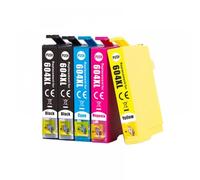 PZPSEQGM Cartucho de Tinta 604xl T604XL T604 para Varios Modelos Que Incluyen XP-2200 2205 3200 3205 4200 4205 WF-2910 2935 2930 2950DWF(1 Set 5PCS)