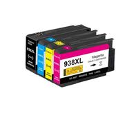 PZPSEQGM Cartucho de Tinta 938XL Compatible con 938 938XL para OfficeJet Pro 9110b 9120 9130 9720 9730 Impresoras(1 Set)