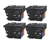 PZPSEQGM Cartucho de Tinta Compatible con DCP-J140W 145C 165C 195C 197C 383C 385C 390CN MFC-J265W J410 J415W J220 LC985 985(4SET)