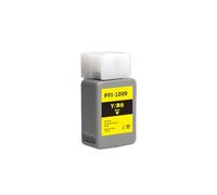 PZPSEQGM Cartucho de Tinta Compatible con Tinta de Pigmento PFI 1000 de Chip para el reemplazo del Tanque de Tinta de la Impresora ImagePrograf PRO1000 PRO1000(1000-Y-Pigment)