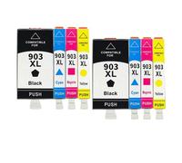 PZPSEQGM Cartucho de Tinta Compatible para OfficeJet Pro 6950 6960 6961 6970 6971 Impresoras Funciona con 903 907 903XL 907XL Modelos(5PCS)
