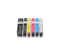PZPSEQGM Cartucho de Tinta Compatible PGI 525 CLI 526 para IP4850 MG5150 MG5250 MG6150 MG8150 MG5350 MG6250 Impresoras(5pcs)
