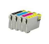 PZPSEQGM Cartucho de Tinta Compatible with - Stylus C90 Cx4900 CX7300 CX9300F Color Ink Cartridge T0731 T0732 T0733 T0734