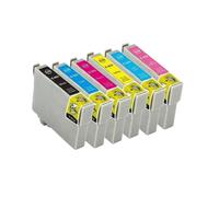 PZPSEQGM Cartucho de Tinta de inyección T0851 T0852 T0853 T0854 T0855 T0856 T085 T85 Funciona con Foto de lápiz 1390 R330 T60 Impresoras(3 Set)